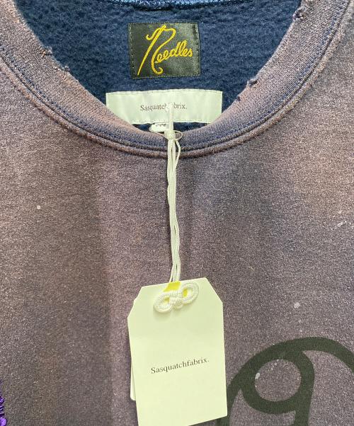 Needles（ニードルズ）Needles (ニードルズ) SASQUATCHfabrix. (サスクワッチファブリックス) Slowgun Sweat ネイビー サイズ:ＸＬ 未使用品の古着・服飾アイテム