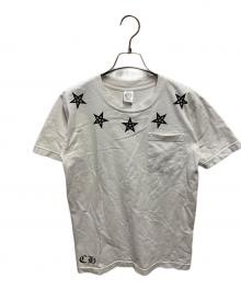 CHROME HEARTS（クロムハーツ）の古着「Star Print T-Shirt スタープリントTシャツ 2212-304-0684」｜ホワイト