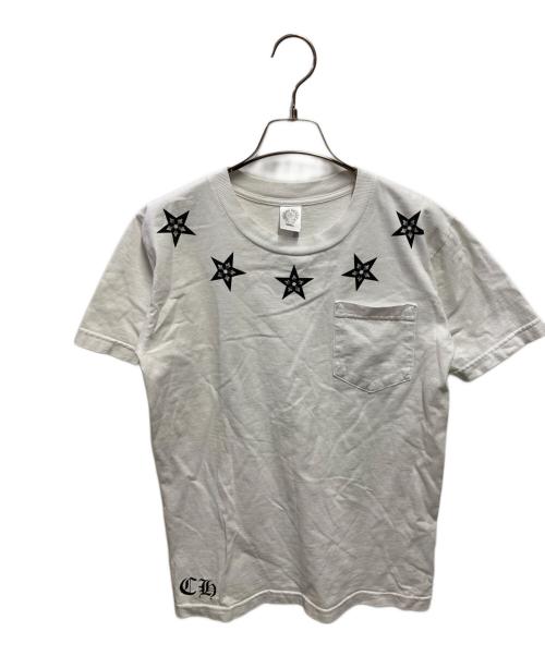 CHROME HEARTS（クロムハーツ）CHROME HEARTS (クロムハーツ) Star Print T-Shirt スタープリントTシャツ 2212-304-0684 ホワイト サイズ:Sの古着・服飾アイテム