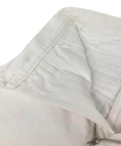 H BEAUTY&YOUTH（エイチ ビューティー&ユース）H BEAUTY&YOUTH (エイチ ビューティー&ユース) コットンツイルバレルパンツ ホワイト サイズ:Sの古着・服飾アイテム