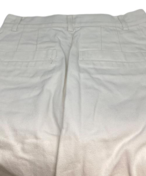 H BEAUTY&YOUTH（エイチ ビューティー&ユース）H BEAUTY&YOUTH (エイチ ビューティー&ユース) コットンツイルバレルパンツ ホワイト サイズ:Sの古着・服飾アイテム