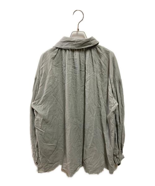 Vivienne Westwood（ヴィヴィアンウエストウッド）Vivienne Westwood (ヴィヴィアンウエストウッド) バルーンスリーブシャツ グレー サイズ:38の古着・服飾アイテム