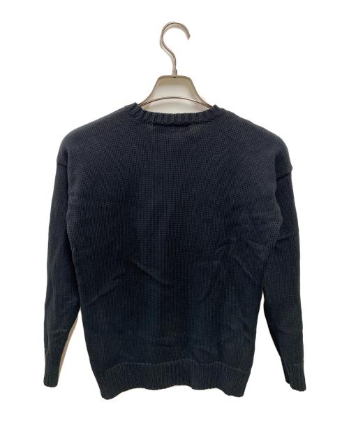 LAUREN RALPH LAUREN（ローレンラルフローレン）LAUREN RALPH LAUREN (ローレンラルフローレン) インターシャニット ブラック サイズ:XXSの古着・服飾アイテム