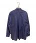 ISSEY MIYAKE (イッセイミヤケ) バンドカラーシャツ ネイビー サイズ:Ｍ：8000円