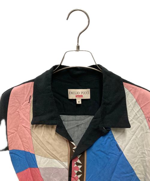 SUPREME（シュプリーム）SUPREME (シュプリーム) Emilio Pucci (エミリオ プッチ) S/S Shirt ブラック サイズ:Мの古着・服飾アイテム