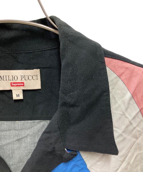 SUPREME（シュプリーム）SUPREME (シュプリーム) Emilio Pucci (エミリオ プッチ) S/S Shirt ブラック サイズ:Мの古着・服飾アイテム