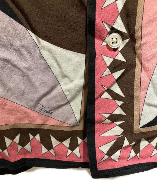 SUPREME（シュプリーム）SUPREME (シュプリーム) Emilio Pucci (エミリオ プッチ) S/S Shirt ブラック サイズ:Мの古着・服飾アイテム