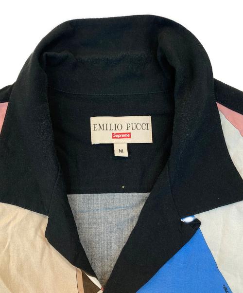 SUPREME（シュプリーム）SUPREME (シュプリーム) Emilio Pucci (エミリオ プッチ) S/S Shirt ブラック サイズ:Мの古着・服飾アイテム