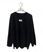 MM6 Maison Margielaエムエムシックスメゾンマルジェラ）の古着「24SS ナンバーロゴカットソー」｜ブラック