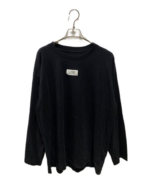 MM6 Maison Margiela（エムエムシックスメゾンマルジェラ）MM6 Maison Margiela (エムエムシックスメゾンマルジェラ) 24SS ナンバーロゴカットソー ブラック サイズ:XLの古着・服飾アイテム