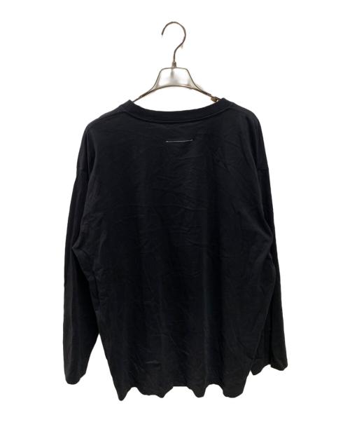 MM6 Maison Margiela（エムエムシックスメゾンマルジェラ）MM6 Maison Margiela (エムエムシックスメゾンマルジェラ) 24SS ナンバーロゴカットソー ブラック サイズ:XLの古着・服飾アイテム