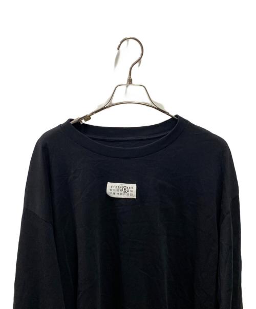 MM6 Maison Margiela（エムエムシックスメゾンマルジェラ）MM6 Maison Margiela (エムエムシックスメゾンマルジェラ) 24SS ナンバーロゴカットソー ブラック サイズ:XLの古着・服飾アイテム