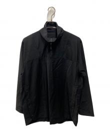 WHITE MOUNTAINEERING（ホワイトマウンテ二アニング）の古着「ハーフジッププルオーバーシャツ」｜ブラック