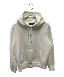 POLO RALPH LAUREN（ポロ・ラルフローレン）の古着「センターロゴフーディ」｜ホワイト