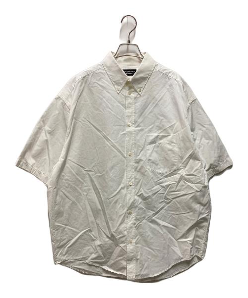 BALENCIAGA（バレンシアガ）BALENCIAGA (バレンシアガ) 21SS FREEバックプリントシャツ ホワイト サイズ:38の古着・服飾アイテム