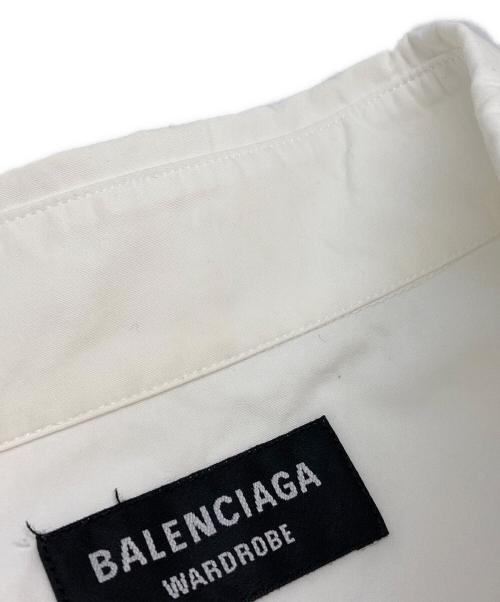 BALENCIAGA（バレンシアガ）BALENCIAGA (バレンシアガ) 21SS FREEバックプリントシャツ ホワイト サイズ:38の古着・服飾アイテム