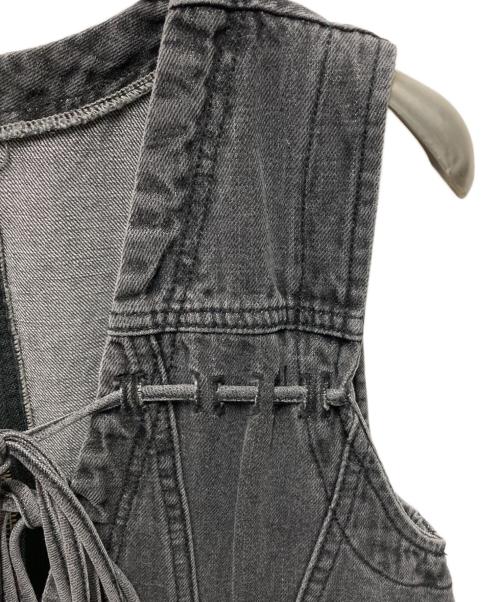 MAISON SPECIAL（メゾンスペシャル）MAISON SPECIAL (メゾンスペシャル) Denim Mini Dress ブラック サイズ:ＦＲＥＥの古着・服飾アイテム