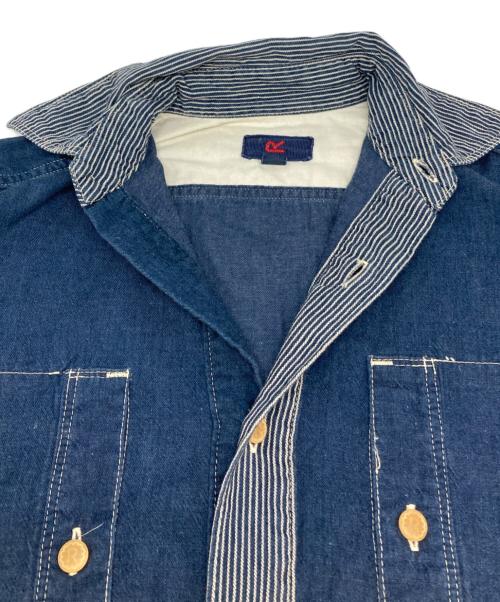 45R（フォーティファイブ・アール）45R (フォーティファイブ・アール) デニムシャツワンピース インディゴ サイズ:3の古着・服飾アイテム