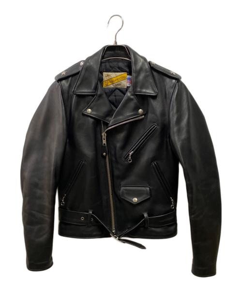 Schott（ショット）Schott (ショット) 613ワンスターダブルライダースジャケット ブラック サイズ:34の古着・服飾アイテム
