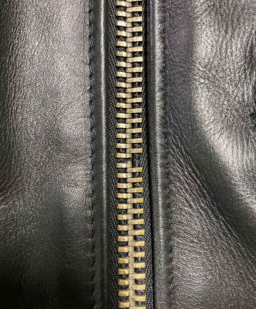 Schott（ショット）Schott (ショット) 613ワンスターダブルライダースジャケット ブラック サイズ:34の古着・服飾アイテム