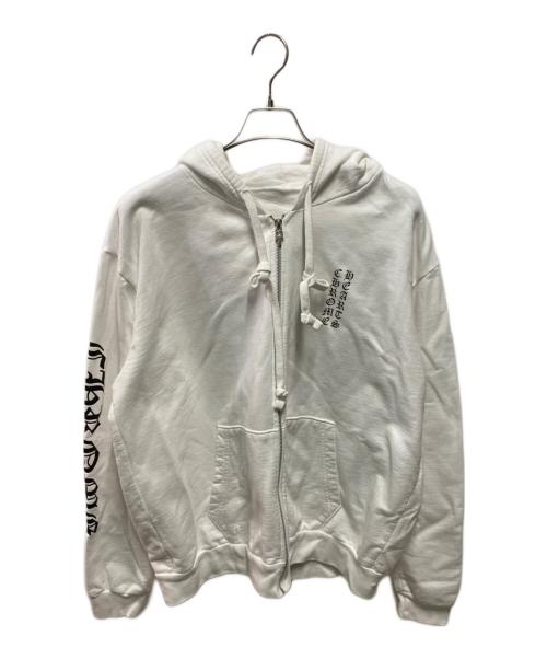 CHROME HEARTS（クロムハーツ）CHROME HEARTS (クロムハーツ) DAGGER ZIP HOODE ホワイト サイズ:Ｍの古着・服飾アイテム
