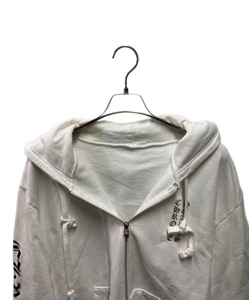 CHROME HEARTS（クロムハーツ）CHROME HEARTS (クロムハーツ) DAGGER ZIP HOODE ホワイト サイズ:Ｍの古着・服飾アイテム