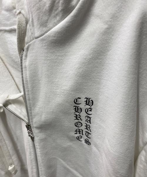 CHROME HEARTS（クロムハーツ）CHROME HEARTS (クロムハーツ) DAGGER ZIP HOODE ホワイト サイズ:Ｍの古着・服飾アイテム