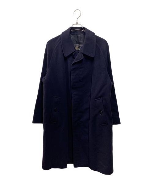 Burberry's（バーバリーズ）Burberry's (バーバリーズ) ウールカシミヤコート ネイビー サイズ:サイズ詳細参照の古着・服飾アイテム