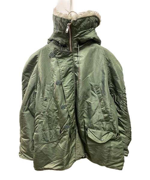 ALPHA（アルファ）ALPHA (アルファ) N-2B ECW PARKA オリーブ サイズ:ＸＬの古着・服飾アイテム