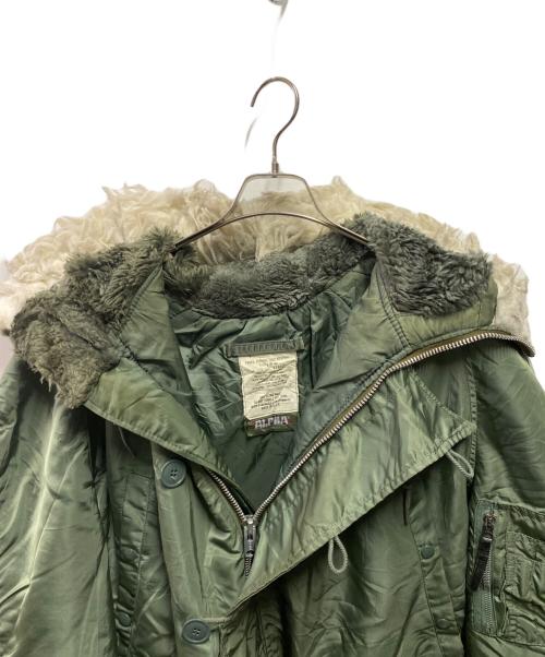 ALPHA（アルファ）ALPHA (アルファ) N-2B ECW PARKA オリーブ サイズ:ＸＬの古着・服飾アイテム