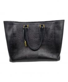 TOFF&LOADSTONE（トフアンドロードストーン）の古着「リザードトートバッグ」｜ブラック