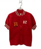 Championチャンピオン）の古着「60's フリースシャツ タタキタグ」｜レッド