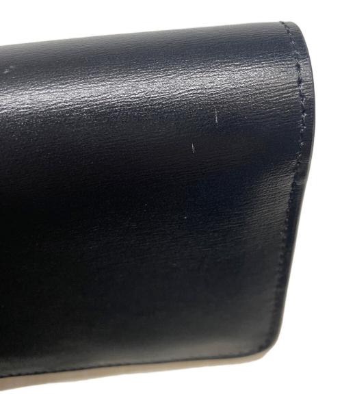 CELINE（セリーヌ）CELINE (セリーヌ) TRIOMPHE COMPACT WALLET ブラックの古着・服飾アイテム