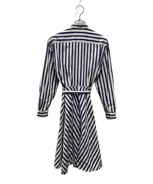 POLO RALPH LAUREN（ポロ・ラルフローレン）POLO RALPH LAUREN (ポロ・ラルフローレン) ストライプワンピース ネイビー サイズ:00の古着・服飾アイテム