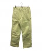 AURALEEオーラリー）の古着「WASHED ORGANIC CANVAS PANTS」｜グリーン