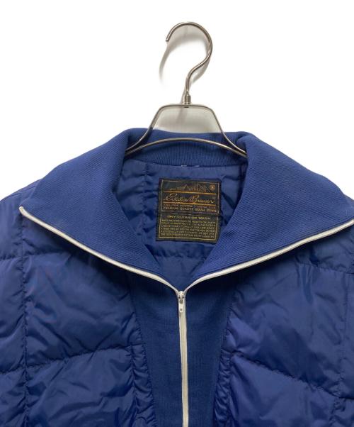Eddie Bauer（エディーバウアー）Eddie Bauer (エディーバウアー) 80-90's ハーフジップダウン ネイビー サイズ:詳細参照の古着・服飾アイテム