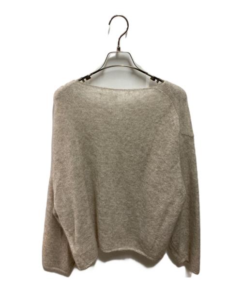 KAGURE（カグレ）KAGURE (カグレ) モヘヤプルオーバーニット ベージュ サイズ:FREEの古着・服飾アイテム
