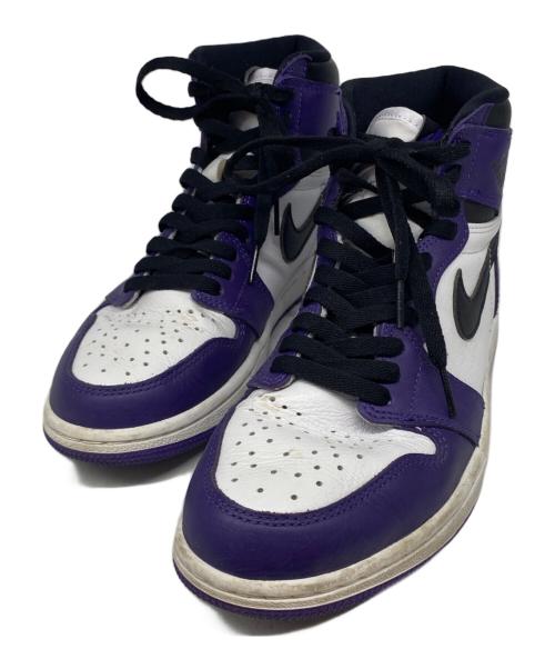 NIKE（ナイキ）NIKE (ナイキ) AIR JORDAN 1 RETRO HIGH OG パープル サイズ:26cmの古着・服飾アイテム