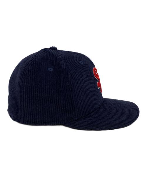 New Era（ニューエラ）New Era (ニューエラ) STANDARD CALIFORNIA (スタンダードカリフォルニア) 59FIFTY Corduroy Logo Cap ネイビー サイズ:57.7cmの古着・服飾アイテム