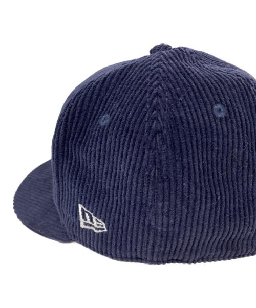 New Era（ニューエラ）New Era (ニューエラ) STANDARD CALIFORNIA (スタンダードカリフォルニア) 59FIFTY Corduroy Logo Cap ネイビー サイズ:57.7cmの古着・服飾アイテム