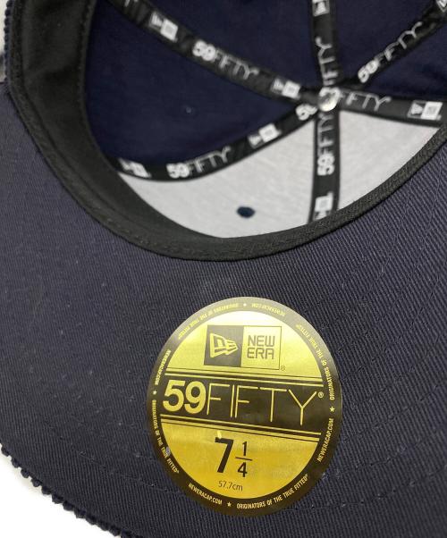 New Era（ニューエラ）New Era (ニューエラ) STANDARD CALIFORNIA (スタンダードカリフォルニア) 59FIFTY Corduroy Logo Cap ネイビー サイズ:57.7cmの古着・服飾アイテム