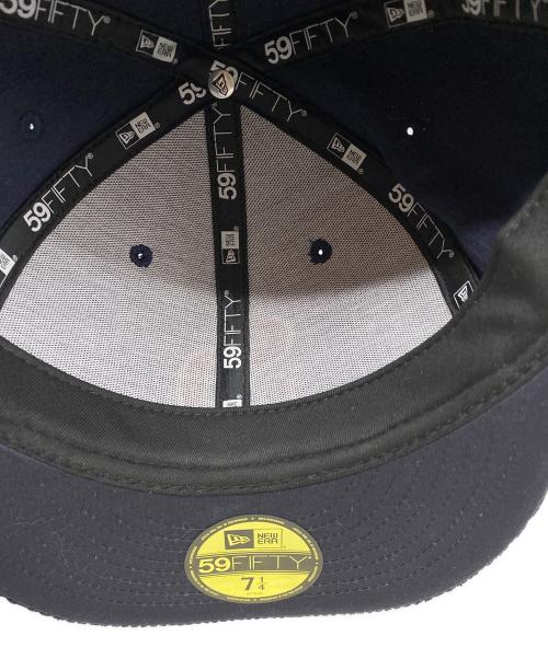 New Era（ニューエラ）New Era (ニューエラ) STANDARD CALIFORNIA (スタンダードカリフォルニア) 59FIFTY Corduroy Logo Cap ネイビー サイズ:57.7cmの古着・服飾アイテム