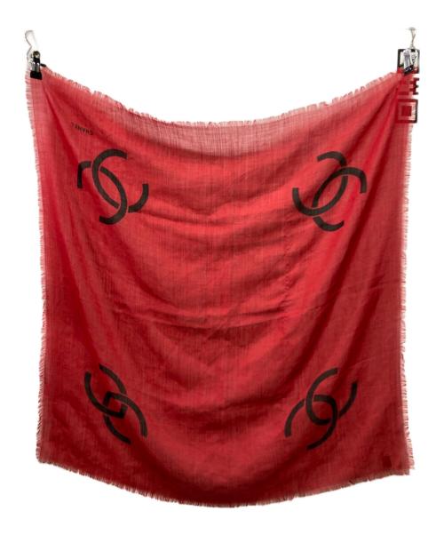 CHANEL（シャネル）CHANEL (シャネル) スカーフ レッドの古着・服飾アイテム