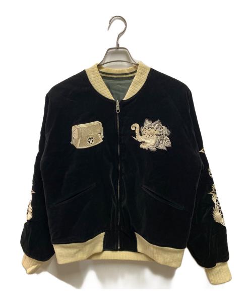 Pherrow's（フェローズ）Pherrow's (フェローズ) スカジャン ブラック サイズ:ゑムの古着・服飾アイテム