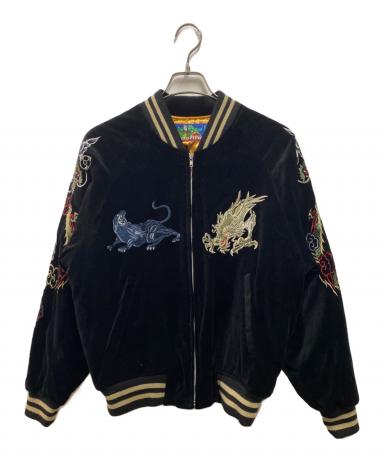 中古・古着通販】hoshihime (ホシヒメ) ベロアスカジャン ブラック
