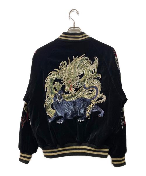 hoshihime（ホシヒメ）hoshihime (ホシヒメ) ベロアスカジャン ブラック サイズ:FREEの古着・服飾アイテム