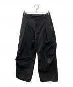 san san gearサンサンギア）の古着「AFFINE CURVE PANTS」｜ブラック