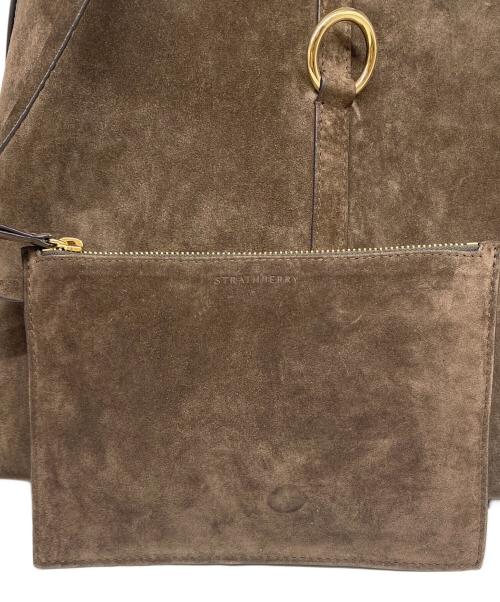 STRATHBERRY（ストラスベリー）STRATHBERRY (ストラスベリー) Kite Hobo Maxi ブラウンの古着・服飾アイテム