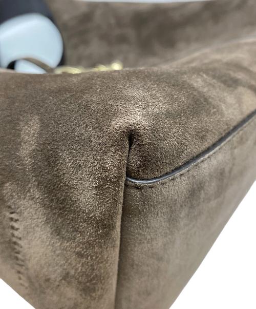 STRATHBERRY（ストラスベリー）STRATHBERRY (ストラスベリー) Kite Hobo Maxi ブラウンの古着・服飾アイテム