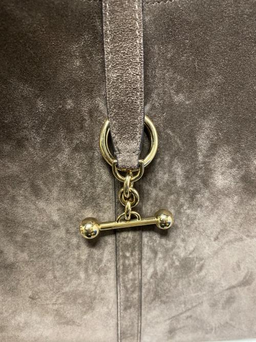 STRATHBERRY（ストラスベリー）STRATHBERRY (ストラスベリー) Kite Hobo Maxi ブラウンの古着・服飾アイテム